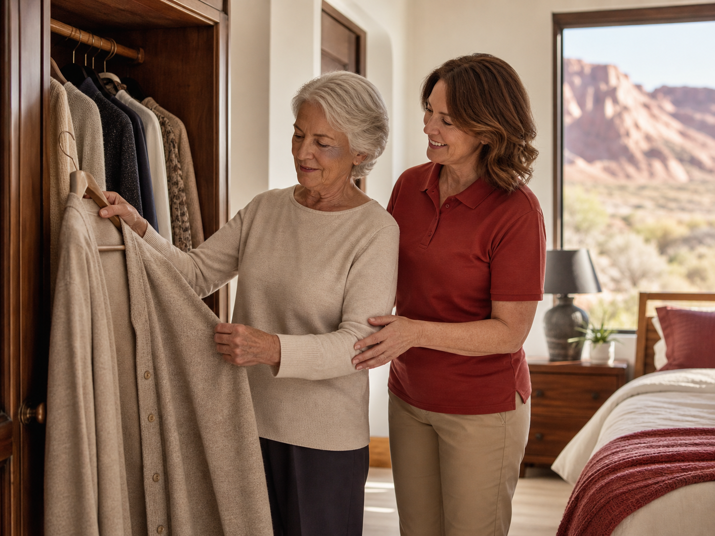 Respectful personal care support at home